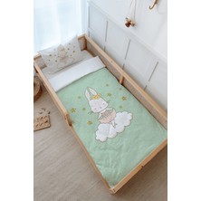 Tuğba Kuğu Montessori Nevresim Takımı (100 x 200) - For Baby Serisi - Balerin Tavşan