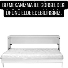 Akıllı Mobilya Yatay Açılır Ahşap Kasa Duvar Yatağı Mekanizması (Kendi Duvar Yatağını Yap)