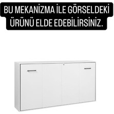 Akıllı Mobilya Yatay Açılır Ahşap Kasa Duvar Yatağı Mekanizması (Kendi Duvar Yatağını Yap)