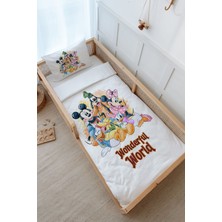 Tuğba Kuğu Montessori Nevresim Takımı (100 x 200) - Cartoon Serisi - Mickey ve Arkadaşları
