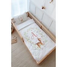 Tuğba Kuğu Montessori Nevresim Takımı (100 x 200) - Little Deer Series - A Harfi