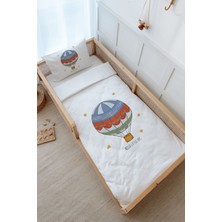 Tuğba Kuğu Montessori Nevresim Takımı (100 x 200) - Zezig  x  Royal Series - Blue