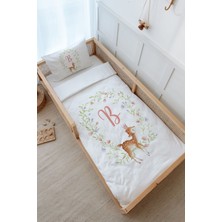 Tuğba Kuğu Montessori Nevresim Takımı (100 x 200) - Little Deer Series - B Harfi