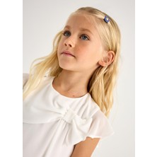 Mayoral Kız Çocuk Şifon Bluz Beyaz
