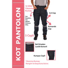 Selçuklu Plus 5 Cepli Reflektörlü Kot İş Pantolonu – 12 Ons Kumaş – Uzun Ömürlü ve Sağlam İş Pantolonu