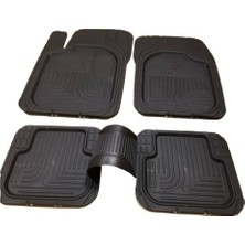 Her Araca Üniversal 3D Havuzlu Oto Paspas Siyah 5 Parça N11.5945