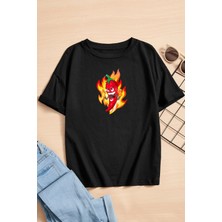 Only Trendwear Çocuk Cartoon Face Pamuklu Tshirt
