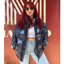 Retro Club  Unisex Lacivert Parlak Mont