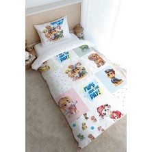 Tuğba Kuğu Tek Kişilik Nevresim Takımı (160X220) - Cartoon Serisi - Paw Patrol Patchwork