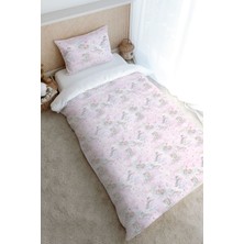 Tuğba Kuğu Tek Kişilik Nevresim Takımı (160X220) - Iconic Serisi - Unicorn Dream