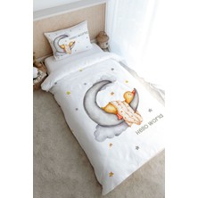 Tuğba Kuğu Tek Kişilik Nevresim Takımı (160X220) - Pure Baby Serisi - Ayda Uyuyan Ördek