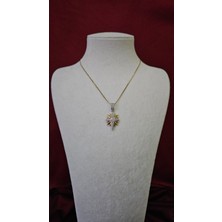Bazar Store Altın Kaplama Kutup Yıldızı Kadın Kolye