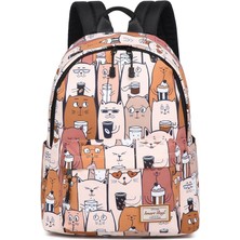 Smart Bags Printed Edition Uniseks Okul Sırt Çantası 3224