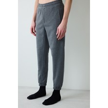 Erkek Timeless Antrasit Melanj Cepli Pijama Altı