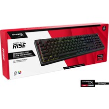 Hyperx Alloy Rise Rgb Red Switch Kablolu Mekanik Oyuncu Klavyesi