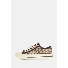 Guess Kadın Kahverengi Carey Logolu Sneaker