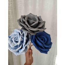 Flora Sera Yapay Mavi Gül Demeti