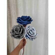 Flora Sera Yapay Mavi Gül Demeti
