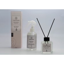 Pure Sense Beyaz Çiçekleri 2'li Oda Kokusu Seti-Çubuklu Oda Kokusu 110 ml & Oda Spreyi 250 ml