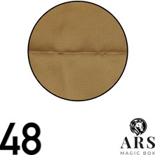 Ars Magic Box  Özel Desenli Özgün Renk 5.5 cm Genişliğinde (Kuşgözü) Kravat Mendil Seti