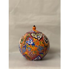 Porcelland 25  cm  Yuvarlak Turuncu Küp