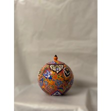 Porcelland 25  cm  Yuvarlak Turuncu Küp