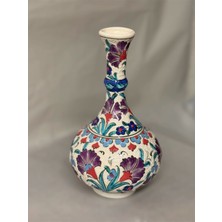 Porcelland 23  cm  Renkli Çini Vazo