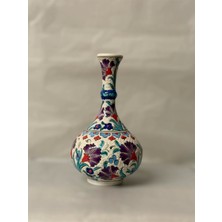 Porcelland 23  cm  Renkli Çini Vazo