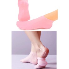 Peddy 1 Çift Silikon Ayak Maskesi Nemlendirici Spa Jeli Silikon Çorap Topuk Çatlağı Için  Ayak Bakım Çorabı