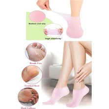 Peddy 1 Çift Silikon Ayak Maskesi Nemlendirici Spa Jeli Silikon Çorap Topuk Çatlağı Için  Ayak Bakım Çorabı
