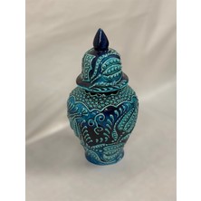Porcelland 25  cm  Kapaklı Küp