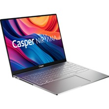 Casper Nirvana S100  300NIT Core i5-13420H 32GB DDR5 RAM 1TB NVME SSD 16" Freedos Taşınabilir Bilgisayar  S100.1342-DF00X-G-F