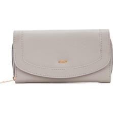 Newish Polo Kadın Gri Suni Deri Kartlık ve Cüzdan NEWPOLO296