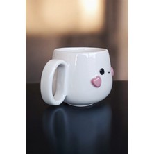 Boonlüle Kore Baby Sevimli Gülen Surat El Yapımı Seramik Mug 200 ml Fincan
