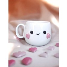 Boonlüle Kore Baby Sevimli Gülen Surat El Yapımı Seramik Mug 200 ml Fincan