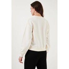 Fashion Friends Cep Detaylı Sweat Ekru