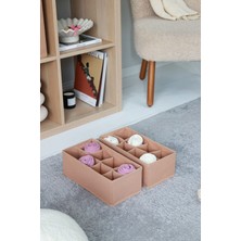 Rek Home 2'li 8 Bölmeli Çocuk Odası Dolap Çekmece Içi Çamaşır Çorap Düzenleyici Petek Akordiyon Organizer