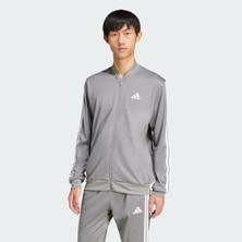 Adidas Sportswear JI8846 Tricot Regular-Fit Mélange Fermuarlı Üst