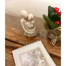 Alfa Gift Alfagifts Aşkla Sarılan Sevgililer Mumu
