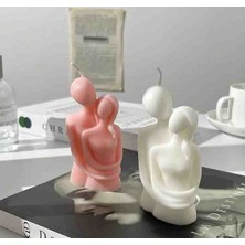 Alfa Gift Alfagifts Aşkla Sarılan Sevgililer Mumu
