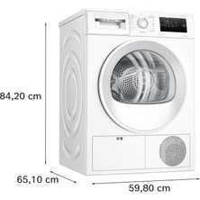 Bosch WTH22201TR 8 kg Beyaz A++ Kurutma Makinesi