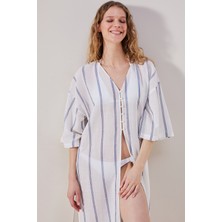 Marissa Çizgili Kaftan