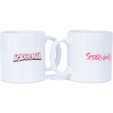 Ottoland Home Seramik Kupa Bardak Ikili 350 ml Spiderman Kuromi Hello Kitty Melodi Temalı Hediyelik