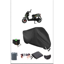 Breen Altai F1MAX 50 Arka Çanta Uyumlu Siyah Motosiklet Branda Su Geçirmez Dayanıklı Kumaş