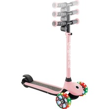 Globber One K E-Motion 4 Plus - Işıklı Elektrikli Scooter - Pastel Pembe