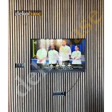 Dekobase 60X240 cm Atlantik Çam Renk Akustik Ahşap Duvar Paneli