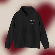 Sueso Store Sueso Store Will You Be My Turksih Delight Nakışlı Y2K Lacivert Sweatshirt (Sevgililer Gününe Özel)