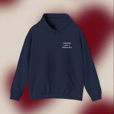 Sueso Store Sueso Store Everyone Loves a Turkish Girl&Boy Nakışlı Y2K Lacivert Sweatshirt (Sevgililer Gününe Özel)