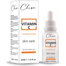 Chisa C Vitamini & Kırmızı Havuç Ekstratlı Aydınlatıcı Serum - Antioksidan Etkili, Cilt Yenileme 30 ml