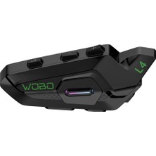 Wobo L4 4 Kişilik Motosiklet Kask Bluetooth Intercom Kulaklık Seti